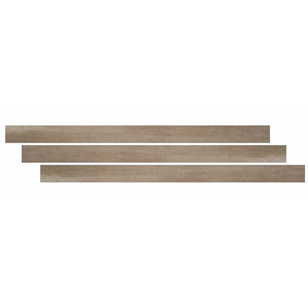 Ackland 0.27 in. T x 94 in. L x 1.77 in. W Refined Oak Luxury Vinyl Flooring Trim T Molding Large AKVTVREOA-TL - main
